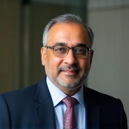 Professional portrait of Vikram Kapoor, Chief Security Advisor at Surakshak Praharak Services